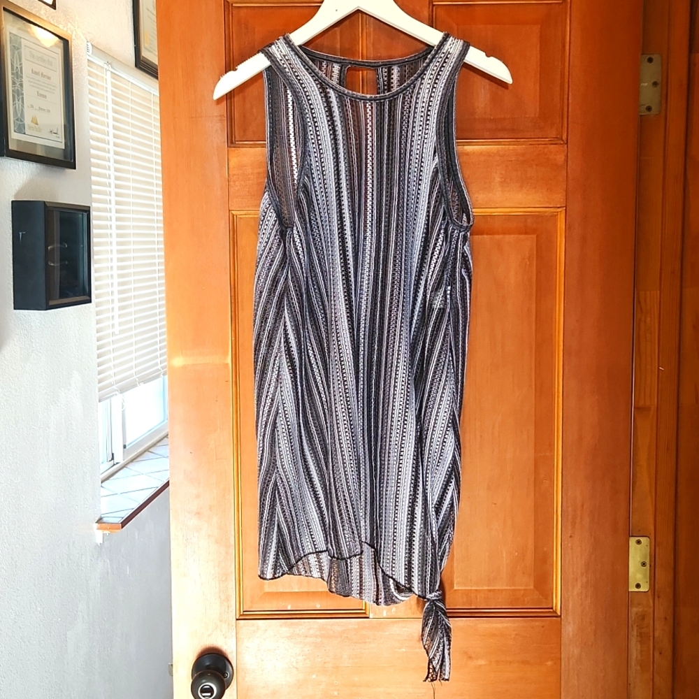 Sexy swimsuit cover with back cutout